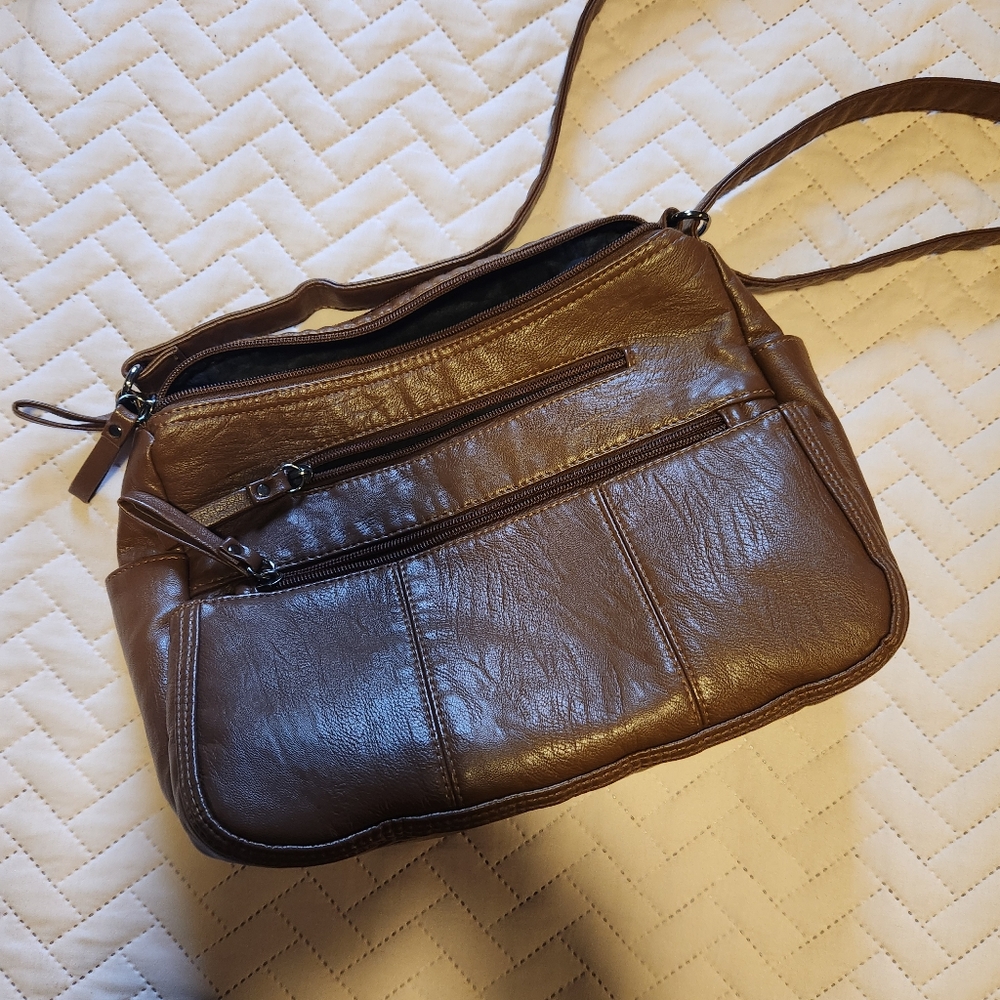 Soft brown purse